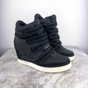 ALDO Suede Wedge Sneakers